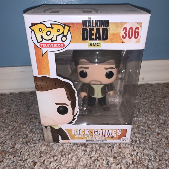 funko pop rick walking dead